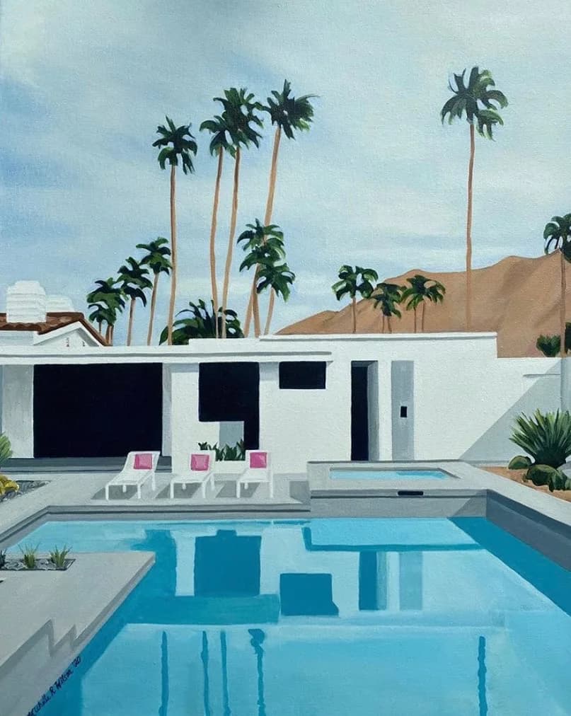 Palm Springs 1, Home Portraits series