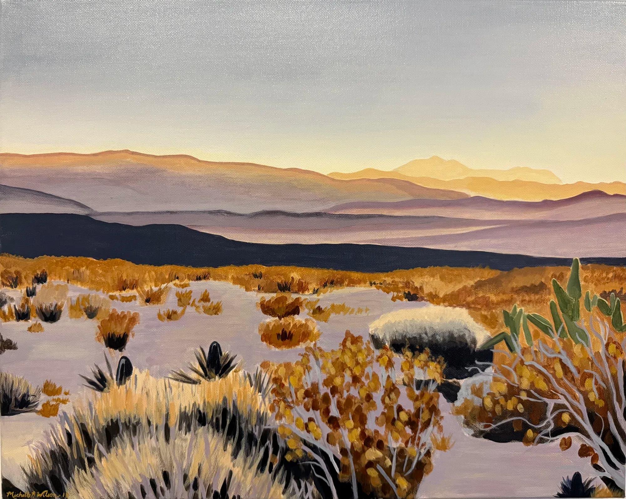 Desert Sunset, Landscapes series